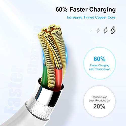 3ft iPhone Charger Apple MFi Certified, Apple Lightning to USB Cable 3 Feet,Fast Apple Charging Cable Cord 3 Foot for iPhone 14 Pro Max/13/13 Mini/13 Pro/12/11 Pro/11/XS MAX/XR/8/7/6s/5S/iPad - color: 2PACK-White