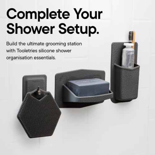 TOOLETRIES The Benjamin Soap Holder for Shower - Charcoal