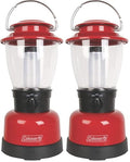 Coleman 400L LED Lantern with 4D Battery, Water & Impact-Resistant Lantern with Carry Handle, Lifetime LED Lights Never Need Replacing (Pack of 2) - size: One Size (Pack of 2)