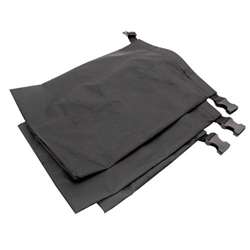 TRENDBOX Roll Top Waterproof Dry bag Kit Storage Compression Bag Sack Poch Packing Organizers Water Resistant Camping Travel - color: Black