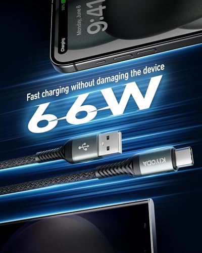 USB to USB C Cable [2Pack 3FT] Coiled USB C Cable Fast Charging 60W-Black | USB A to USB C Cable for CarPlay, iPhone USB C Cable Durable Braided USB C Cord for iPhone 17 16 15 Pro Max/Samsung Galaxy - color: Black, size: 3FT - 2Pack, style: USB A to USB C
