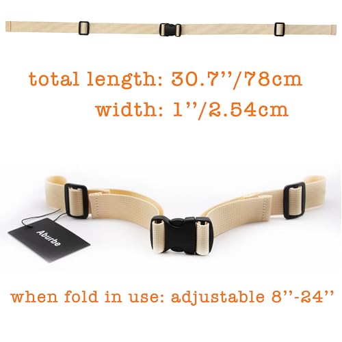 Backpack Chest Strap, Universal Add on Adjustable Sternum Strap, Chest Belt Replacement, with Heavy Duty Quick Release Buckle Clip, for Travel, Hiking, Camping, School - color: Beige