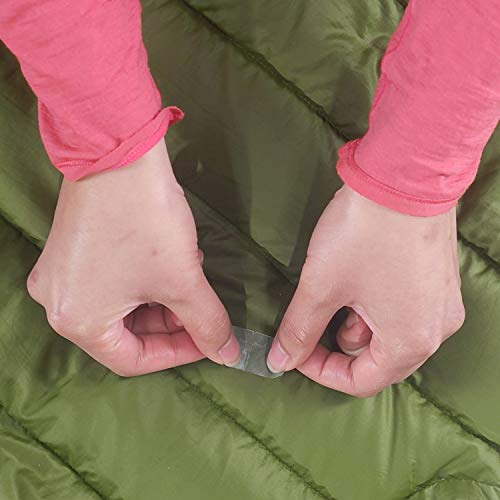 GEAR AID Tenacious Tape Mini Patches with Peel-and-Stick Adhesive to Fix Holes and Tears in Winter Gear, Down Puffer Jackets, Sleeping Bags, Tents, and Rain Gear, Black, 2 Pack - color: Black, style: 2 Pack (12 Patches)