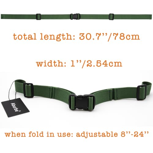 Backpack Chest Strap, Universal Add on Adjustable Sternum Strap, Chest Belt Replacement, with Heavy Duty Quick Release Buckle Clip, for Travel, Hiking, Camping, School - color: Sage Green