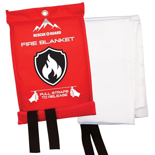1080 Pack 40”x40” Fire Blanket for Home & Kitchen - Firemen Essential Stuff | Emergency Fire Blankets for Home & Kitchen for Survival - Home House Safety Supplies kit Must Haves - Firemen Safety Gifts - size: 1080 Pack