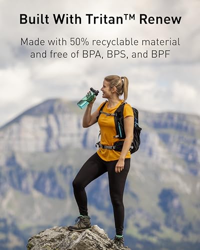 CamelBak Chute Mag Water Bottle with Magnetic Leak‑Resistant Cap, Lightweight Tritan Design for Everyday Hydration - color: Olive, size: 32 Ounces