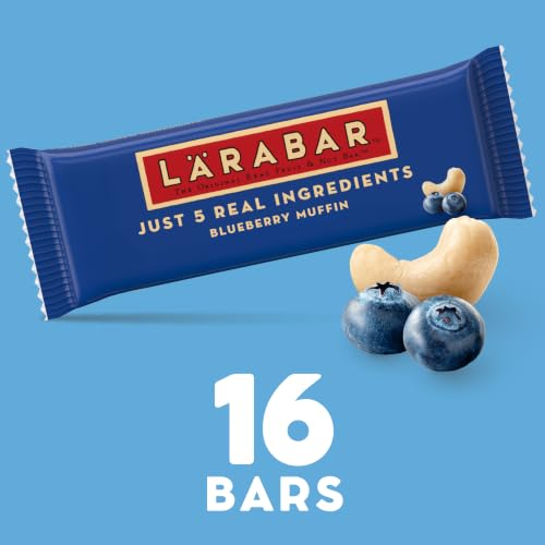 Larabar Blueberry Muffin, Fruit & Nut Bars, 16 ct, 25.6 oz - size: 16 Count (Pack of 1)