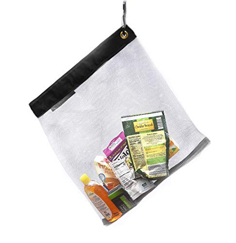 Rodent Proof Bear Bags - Ultralight Stainless Steel Mesh Bag for Camping Food Storage - Sturdy and Rust-Resistant Sack with Lock and Grommet For Easy Hanging - size: Large