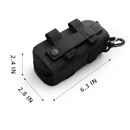 Skarabrae Glasses Case Hard Shell MOLLE Eyeglass Pouch with Solid Plate Outdoor Sunglasses Pouch for Hiking, Travel - color: Dark Blue