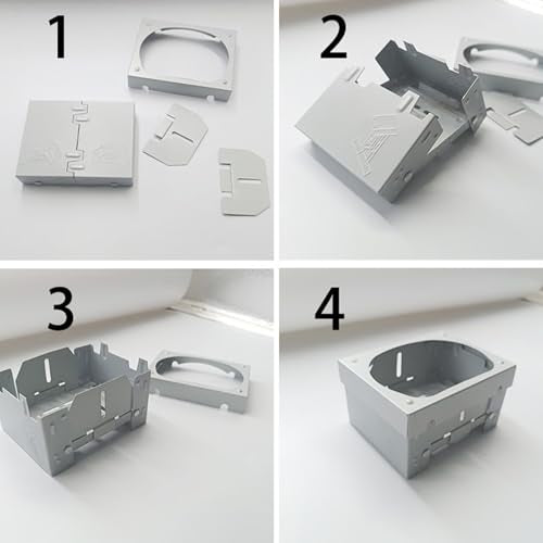 Foldable Camping Stove,Portable Solid Fuel Stove,Compact Lightweight Backpacking Alcohol Stove,Collapsible Mini Camp Stove for Hiking Cooking Picnic Emergency Survival Outdoor Adventures