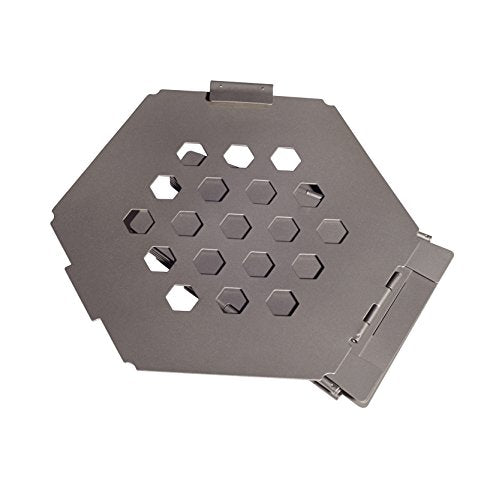 Vargo Hexagon Backpacking Wood Stove - Stainless Steel Camping Stove for Outdoor Cooking and Survival - color: Silver