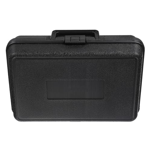 HARFINGTON Hard Carry Case 12.2" High-Density Polyethylene Empty Tool Box Rust & Weather-Resistant Blow Forming Tool Case for Household Workshop Car - size: 12.2"