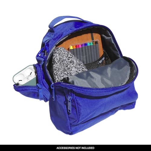 adidas Mini Backpack for Women – Small Bag for Travel, Gym, Festival & More - color: Semi Lucid Blue