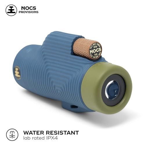 Nocs Provisions Zoom Tube 8x32 Monocular, Bird Watching & Backpacking | 8X Magnification Telescope, Bak4 Prism, Wide Field of View for Wildlife Viewing - color: Indigo Blue II