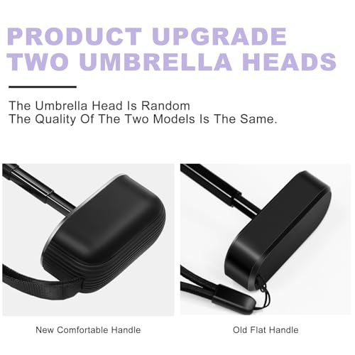 Mini Travel Umbrella Compact for Purse Lightweight Nano Waterproof for Rain - color: 0601.Light Purple