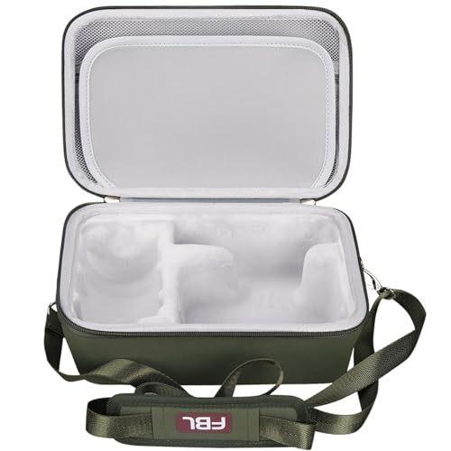 FBLFOBELI EVA Camera Case for Canon EOS Rebel T7/T8i/T5/R50/R100 | Hard EVA Shell, Shockproof & Water-Resistant, Custom Molded Interior, Detachable Shoulder Strap, Travel Bag, Army Green - color: Army Green