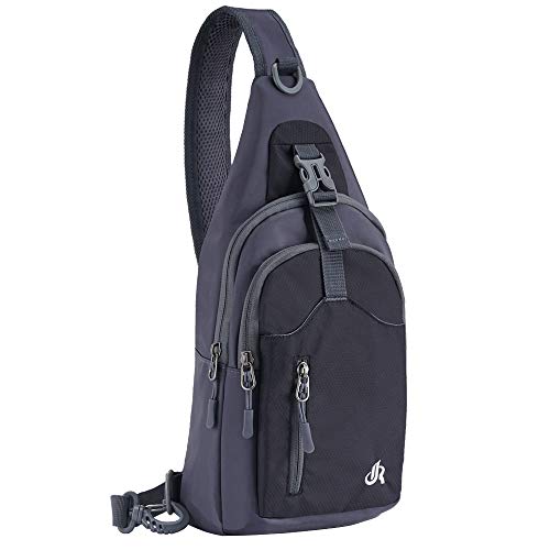 Y&R Direct 14 Colors Lightweight Sling Backpack Sling Bag Travel Hiking Small Backpack for Women Men Gifts | Lightweight - color: Black