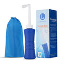 XL laphang Portable Bidet 500ml Blue Peri Bottle with Waterproof Pouch and Cap – PP + TPR, Leak Proof & Scratch Resistant –Perineal Bottle for Postpartum Hemorrhoids Healing, Maternity Kit Essentials