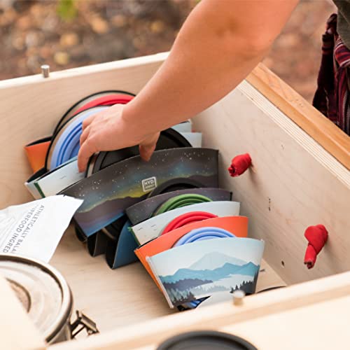 1.5-Cup Collapsible Insulated Bowl with Lid | BPA-Free, Leak-Resistant, and Ultra-Compact for Travel, Camping & Everyday Meals - color: Mojave