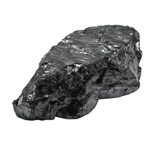 Elite Shungite Stones Chips for Water Purification Tablets, Authentic Karelian Shungite Stones for Shungite Water Bottle (1 Piece, 70-100 gm) - color: Elite Shungite, size: 1 Piece (70-100 g)