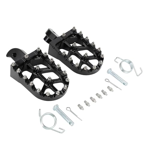 Mini Bike Foot Pegs CNC Footpges for Coleman CT200U CT200U-EX BT200X CT100U Mega Moto Trail 100cc 212cc 196cc Dirt Bike Pegs Foot Pedal Rest Black - color: black