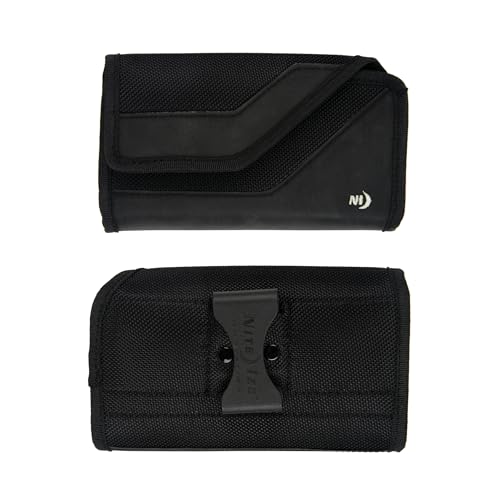 Nite Ize Clip Case Sideways Universal Rugged Holster - Belt Clip Phone Case for Easy Access - Heavy Duty & Protective - Multi-Purpose - Durable Design - Horizontal, XL - size: XL, style: Horizontal