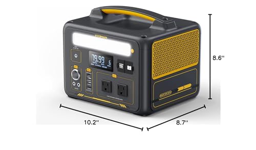 VTOMAN Jump 600X Portable Power Station 600W, 299Wh LiFePO4 Battery - style: Jump 600X