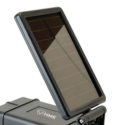 HME Trail Camera 12V/Solar Auxiliary Power Pack Durable Weather-Resistant Housing Easy Installation & Versatile Compatibility, Black | Weather-resistant housing, Easy installation - size: 1 Count (Pack of 1)