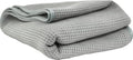 Chemical Guys, Waffle Weave Gray Matter Microfiber Drying Towel, 25 x 36 in | Waffle-weave towel with soft-banded edges soaks up sheeting water for a fast, scratch-free dry on paint and glass. - color: Gray, size: 25"x 36"