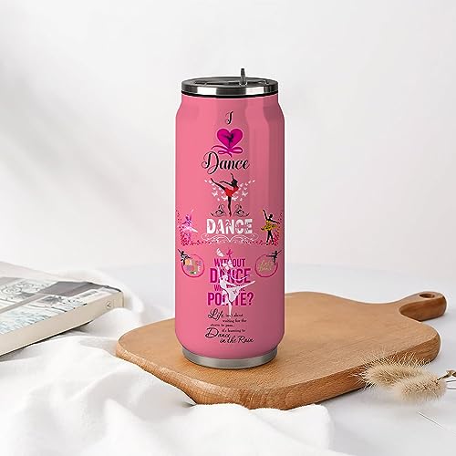Dance Lover Gifts For Girls Women Dancer Stainless Steel Insulated Tumbler With Straw Lid，Dance Lovers Gift For Dancer As Dance Themed Gifts 17 Oz - color: Dancer