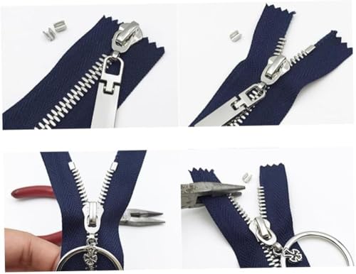 Zipper Pull Replacement Kit, Pull Replacement Repair, Zipper Slider Tab for Luggage Backpack Jacket Suitcase Coat Sewing Notions and Supplies (Gold,Silver,Gun Color) - color: Gold,Silver,Gun Color