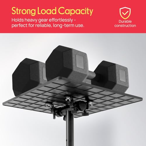 Pyle Projector Stand Tripod 28.0'' - 50.0'', Pro DJ Laptop, Easy Setup, Portable Studio Stand for Laptops, Mixers, and Projectors, Height Adjustable for Stage, Home, Studios, Stable and Versatile - size: 28.0'' - 50.0''