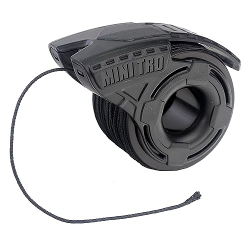 Atwood Rope MFG V2 Micro Utility Cord Rope Dispenser 125ft Tactical Nylon/Polyester Reusable Spool Mini TRD | Cutting Blade, Cord Grip, View Port, Belt Clip