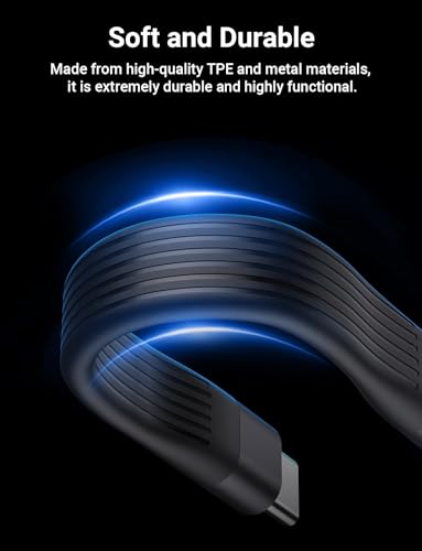 VAFOTON PD 240W Short USB C Cable/USB 4.0 USB C Short Cable/40Gbps Data Transfer, 8K 60Hz Video Display, Thunderbolt 3/4 for 1Phone16/15, Ma-Book/1Pad Series, Samsung Galaxy, Android Auto, VR - color: Black