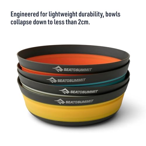 Sea to Summit Frontier Ultralight Collapsible Bowl, Medium (23 fl oz), Aqua Sea Blue - color: Aqua Sea Blue, style: Medium
