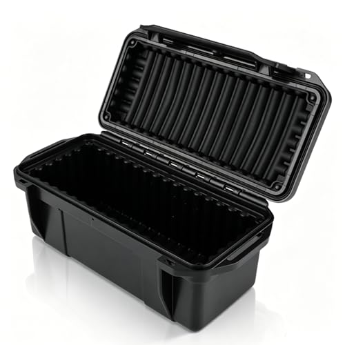 Dry Storage Box, 3 Types Survival Box Container Outdoor Shockproof Case Portable Storage Container for Camping Hiking Outdoor Activities - size: C-style waterproof tank: 200*98*82mm