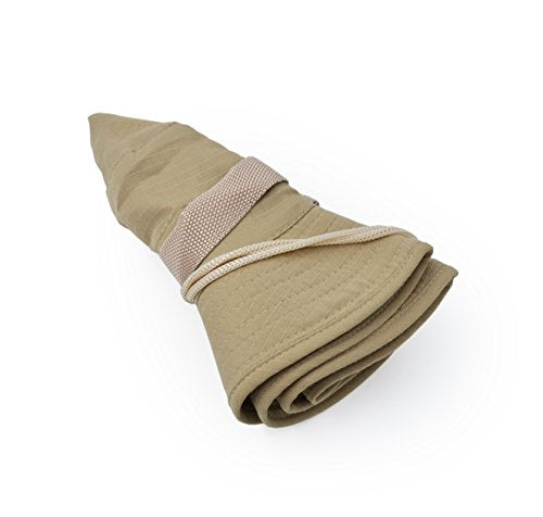 Outdoor Wide Brim Sun Protect Hat, Classic US Combat Army Style Bush Jungle Sun Cap for Fishing Hunting Camping - color: Light Khaki