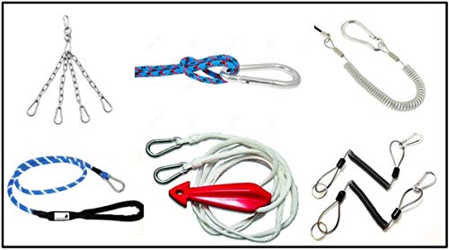 Black & Silver Zinc-Galvanized Heavy Duty Bushcraft Carabiner Spring Snap Clip Link Hooks 200-500lb Load 2, 6 & 12 Packs - color: 7cm (2.8in) Silver 2 Pack