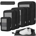 Compression Packing Cubes for Travel, Lightweight Vacation Travel Essentials, Travel Accessories for Suitcase Organizer Bags Set, Durable Luggage Organizer