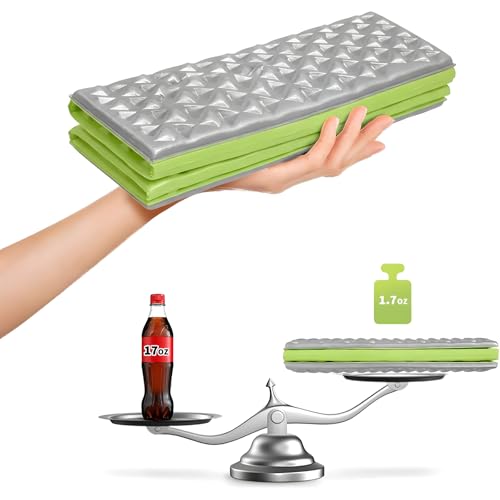FOCHIER F Stadium Seat Pad, Foam Sitting Pad Mat,Diamond Green 8PCS | Foldable Camping Seat Cushion for Bleachers, Outdoor Hiking, Backpacking, Picnic, Fishing, Concert,Mountaineering - color: Green 8pc