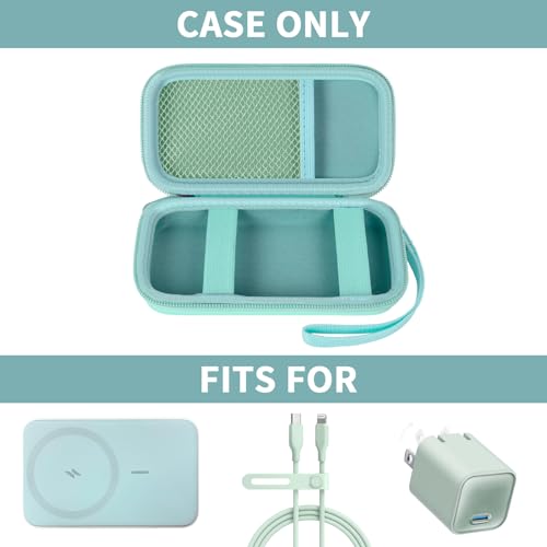 Power Bank Case for Anker MagGo 633/622/621/321 Portable Charger, Box Only - color: Green, size: Medium