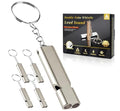 Whistle Emergency Whistles Premium Lifeguard Safety Whistle for Rescue Signaling Outdoor Bear Whistle Kids Sports Loud Whistles - color: 5 Pack Silver