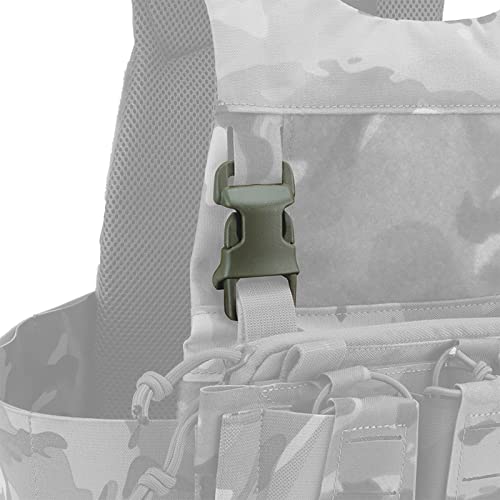 Replacement Buckle for Strap 1",Repair Kit Quick Release Buckles No Cutting or Sewing - color: Green