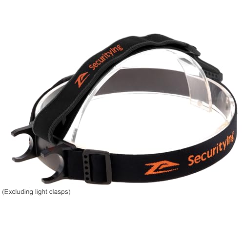 Elastic Headlamp Strap Replacement Headband for Most Black Diamond Petzl Energizer Pelican Fenix Headlamps,Adjustable HeadFlashlight Strap with Head Fastening Strap for 22-26mm Headlight Holder - style: Headlamp Strap+Fastening Strap