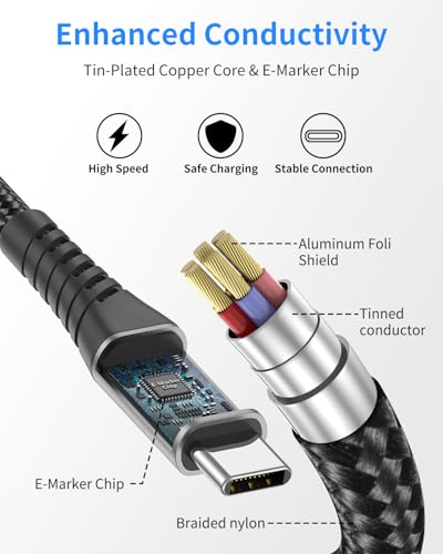 USB A to USB C Cable 3FT, 2 Pack Type C Charger Fast Charging Cable Cord | USB to USBC Cable 3FT for iPhone 15 16 17 Pro Max, iPad Air Pro, Samsung Galaxy S24/S23/S22,Google Pixel - size: 3 Feet, style: USB A to USB C