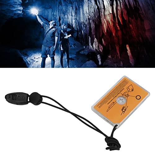 Outdoor Survival Reflective Signal Mirror Reflective Multifunctional Small Signal Mirror with Lanyard for Camping Fishing Hiking