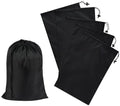 PALTERWEAR Drawstring Bag with Toggle - Nylon Cinch and Ditty Sturdy Organization Pouch Six-Pack (Red, 10 x 15 Inch, Set of 6) - color: Black, size: 10 x 15 Inch