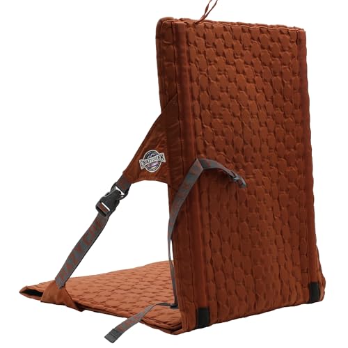 Crazy Creek HEX 2.0 PowerLounger for Day Hiking & Backpacking Trips, 250 LBS Weight Capacity, Adjustable Straps, Compact Design, Water-Resistant - color: Copper/Slate, size: Power Lounger