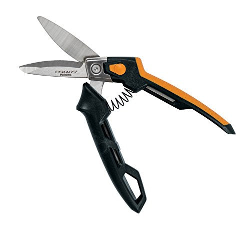 Fiskars Pro 8" PowerArc Easy Action Utility Snips, Heavy-Duty Scissors - style: Utility Snips 8 in.