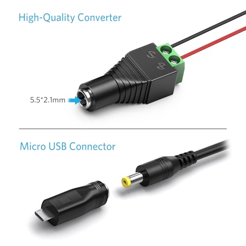 Belker 36W Universal 3V 4.5V 5V 6V 7.5V 9V 12V AC DC Adapter with 8 Tips | Power Supply for LCD LED Light Strip Router HUB Speaker Smart Phone TV Box - 1A 1.5A 2A 2.5A 3A 3000mA Max